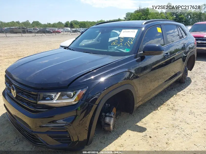 2023 Volkswagen Atlas Cross Sport 3.6L V6 Sel/3.6L V6 Sel R-Line Black VIN: 1V2SE2CA9PC217628 Lot: 45105316