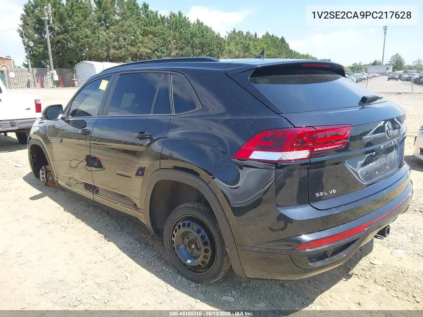 2023 Volkswagen Atlas Cross Sport 3.6L V6 Sel/3.6L V6 Sel R-Line Black VIN: 1V2SE2CA9PC217628 Lot: 45105316