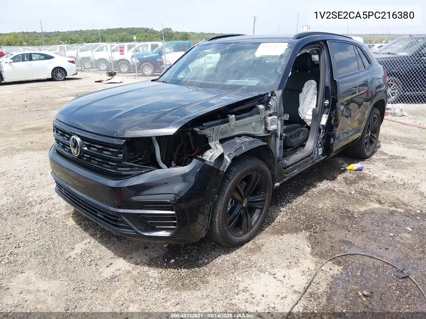 2023 Volkswagen Atlas Cross Sport 3.6L V6 Sel/3.6L V6 Sel R-Line Black VIN: 1V2SE2CA5PC216380 Lot: 45122621