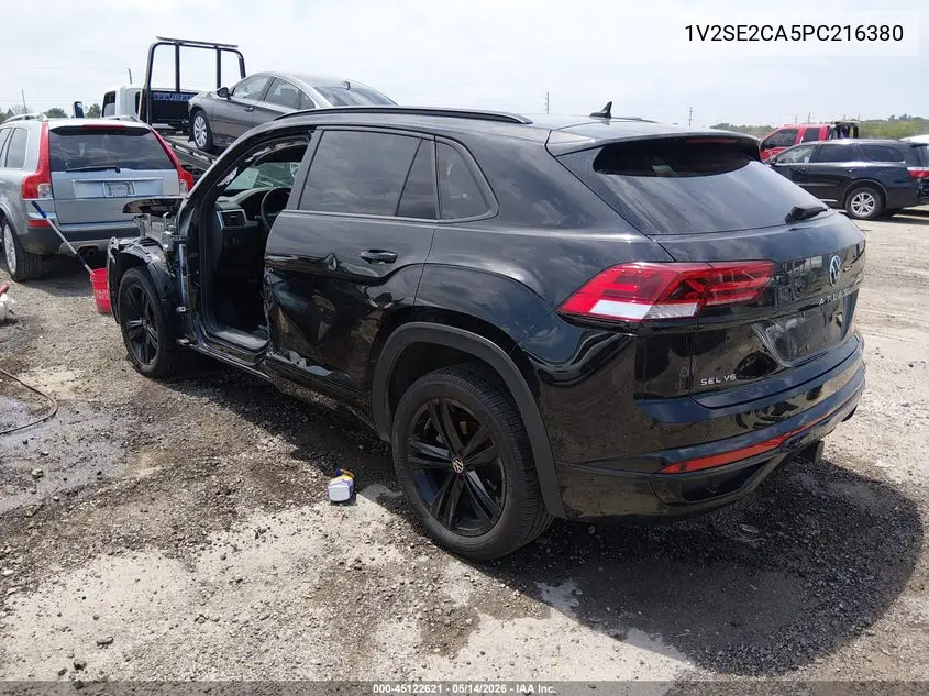 2023 Volkswagen Atlas Cross Sport 3.6L V6 Sel/3.6L V6 Sel R-Line Black VIN: 1V2SE2CA5PC216380 Lot: 45122621