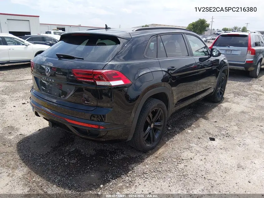 2023 Volkswagen Atlas Cross Sport 3.6L V6 Sel/3.6L V6 Sel R-Line Black VIN: 1V2SE2CA5PC216380 Lot: 45122621