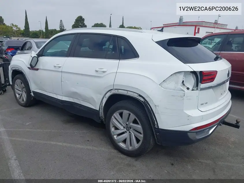 2023 Volkswagen Atlas Cross Sport 3.6L V6 Se W/Technology VIN: 1V2WE2CA6PC200626 Lot: 45261372