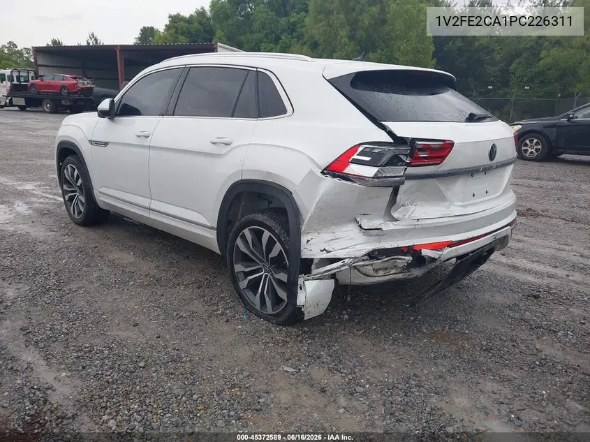 2023 Volkswagen Atlas Cross Sport 3.6L V6 Sel Premium R-Line VIN: 1V2FE2CA1PC226311 Lot: 45372589