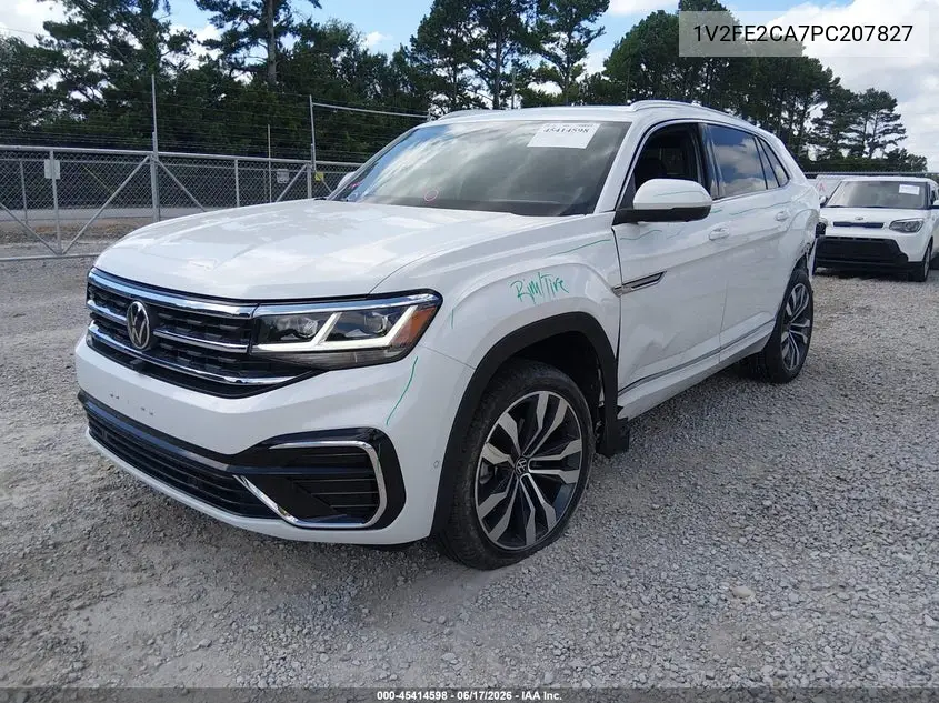 2023 Volkswagen Atlas Cross Sport 3.6L V6 Sel Premium R-Line VIN: 1V2FE2CA7PC207827 Lot: 45414598