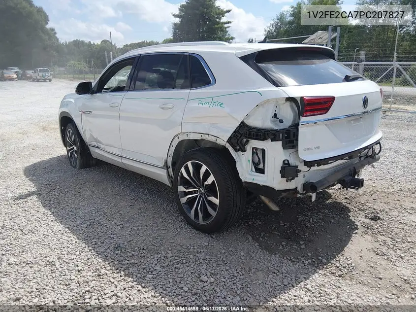 2023 Volkswagen Atlas Cross Sport 3.6L V6 Sel Premium R-Line VIN: 1V2FE2CA7PC207827 Lot: 45414598