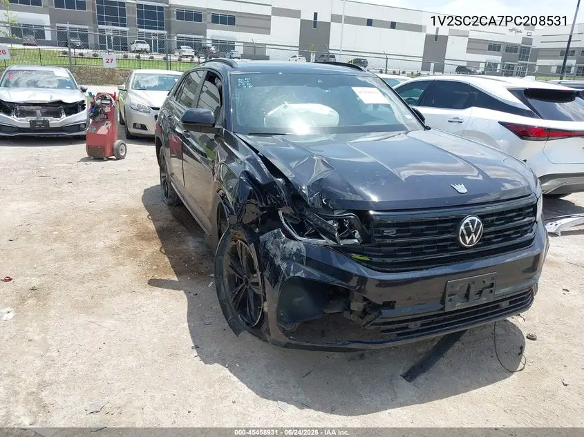 2023 Volkswagen Atlas Cross Sport 2.0T Sel R-Line Black VIN: 1V2SC2CA7PC208531 Lot: 45458931