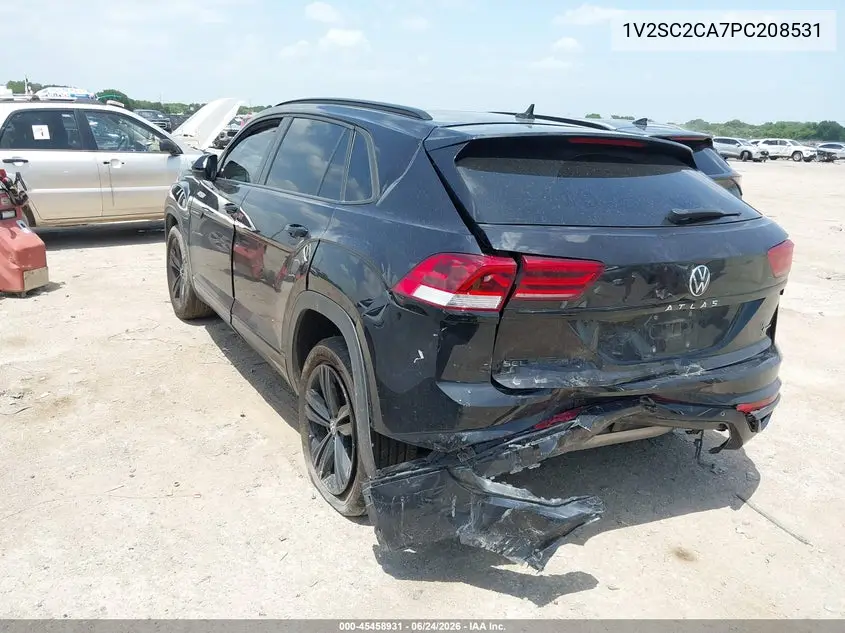 2023 Volkswagen Atlas Cross Sport 2.0T Sel R-Line Black VIN: 1V2SC2CA7PC208531 Lot: 45458931