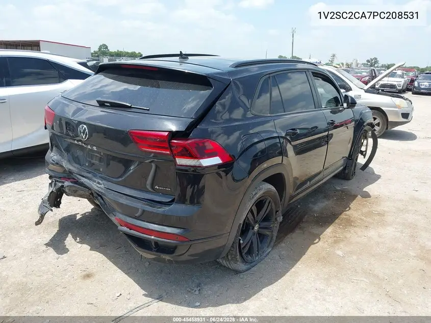 2023 Volkswagen Atlas Cross Sport 2.0T Sel R-Line Black VIN: 1V2SC2CA7PC208531 Lot: 45458931