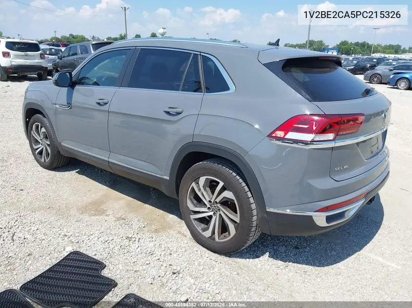 2023 Volkswagen Atlas Cross Sport 3.6L V6 Sel VIN: 1V2BE2CA5PC215326 Lot: 45594352