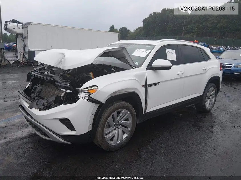 2023 Volkswagen Atlas Cross Sport 2.0T Se W/Technology VIN: 1V2KC2CA1PC203115 Lot: 45679674