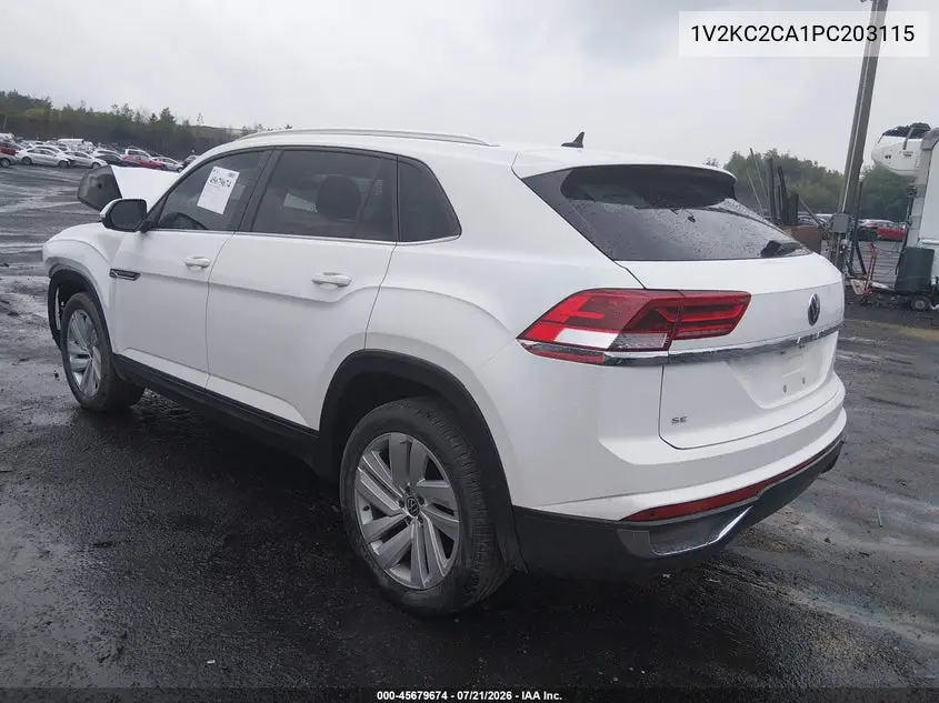 2023 Volkswagen Atlas Cross Sport 2.0T Se W/Technology VIN: 1V2KC2CA1PC203115 Lot: 45679674