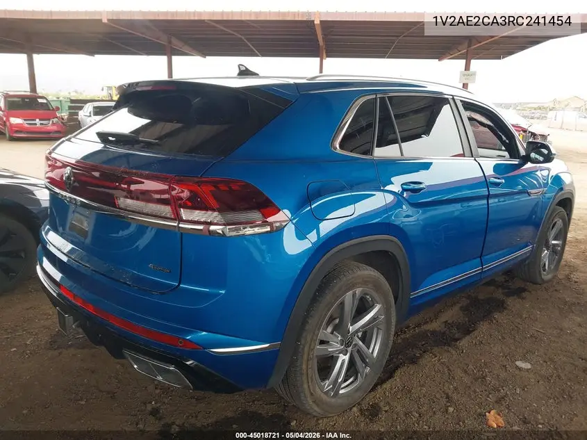 2024 Volkswagen Atlas Cross Sport 2.0T Sel R-Line VIN: 1V2AE2CA3RC241454 Lot: 45018721