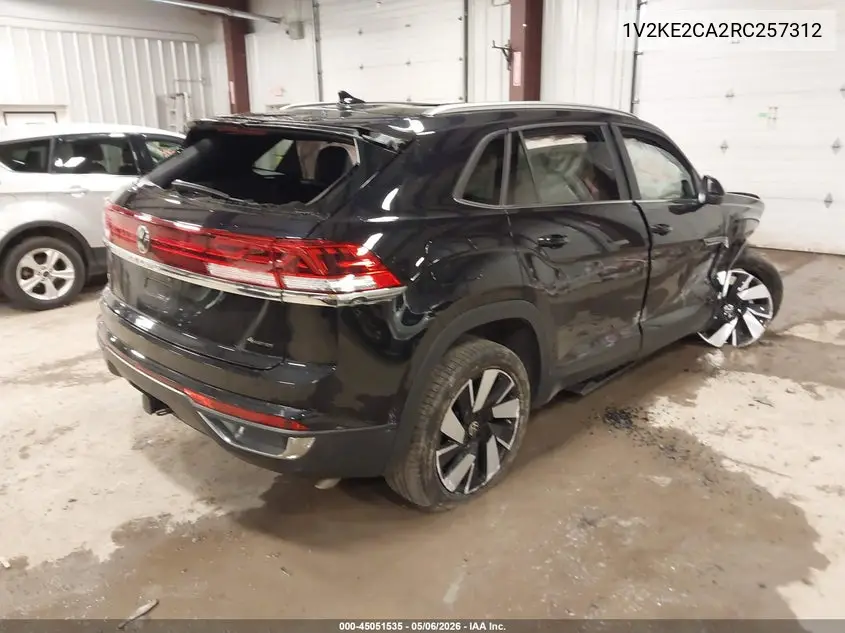 2024 Volkswagen Atlas Cross Sport 2.0T Se W/Technology VIN: 1V2KE2CA2RC257312 Lot: 45051535