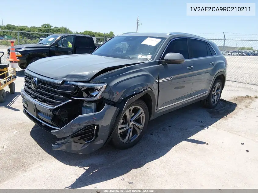 2024 Volkswagen Atlas Cross Sport 2.0T Sel R-Line VIN: 1V2AE2CA9RC210211 Lot: 45086786