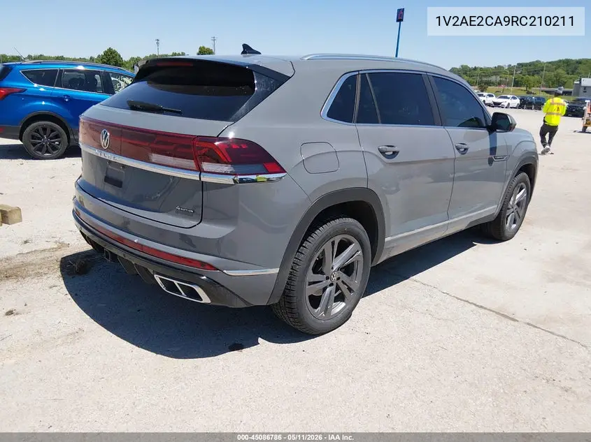 2024 Volkswagen Atlas Cross Sport 2.0T Sel R-Line VIN: 1V2AE2CA9RC210211 Lot: 45086786