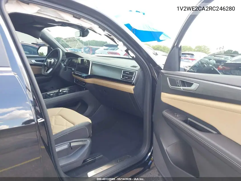 2024 Volkswagen Atlas Cross Sport 2.0T Se W/Technology VIN: 1V2WE2CA2RC246280 Lot: 45133599