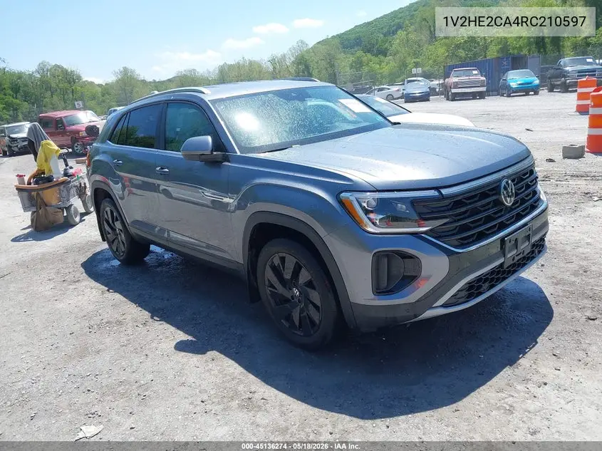 2024 Volkswagen Atlas Cross Sport 2.0T Se W/Technology VIN: 1V2HE2CA4RC210597 Lot: 45136274
