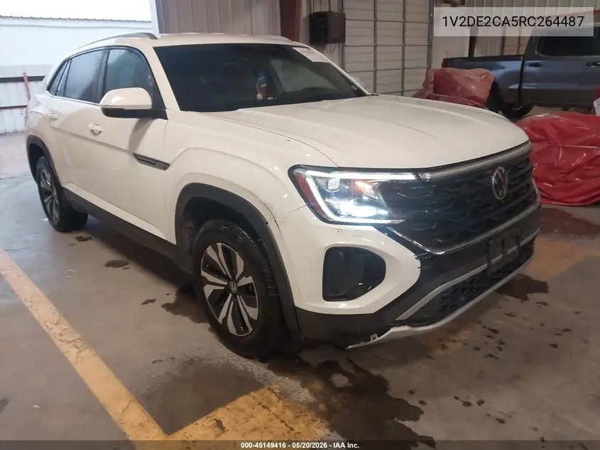 2024 Volkswagen Atlas Cross Sport 2.0T Se VIN: 1V2DE2CA5RC264487 Lot: 45149416