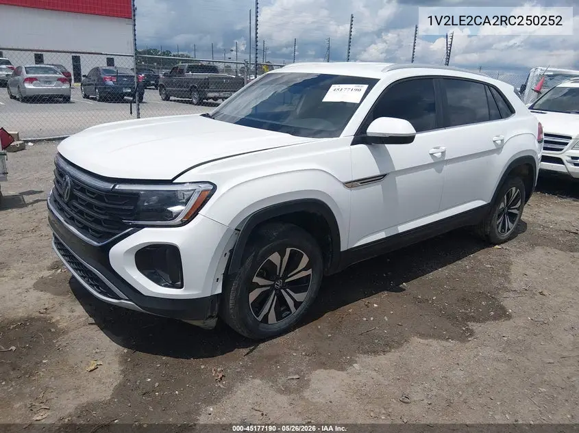 2024 Volkswagen Atlas Cross Sport 2.0T Se VIN: 1V2LE2CA2RC250252 Lot: 45177190