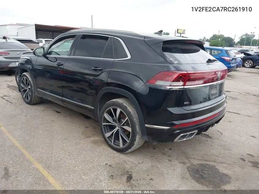 2024 Volkswagen Atlas Cross Sport 2.0T Sel Premium R-Line VIN: 1V2FE2CA7RC261910 Lot: 45178105