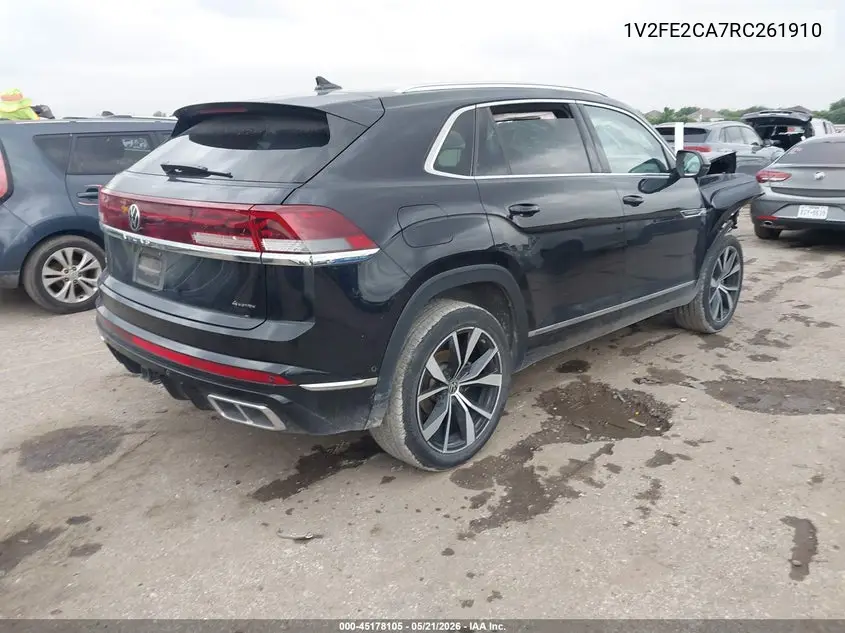 2024 Volkswagen Atlas Cross Sport 2.0T Sel Premium R-Line VIN: 1V2FE2CA7RC261910 Lot: 45178105