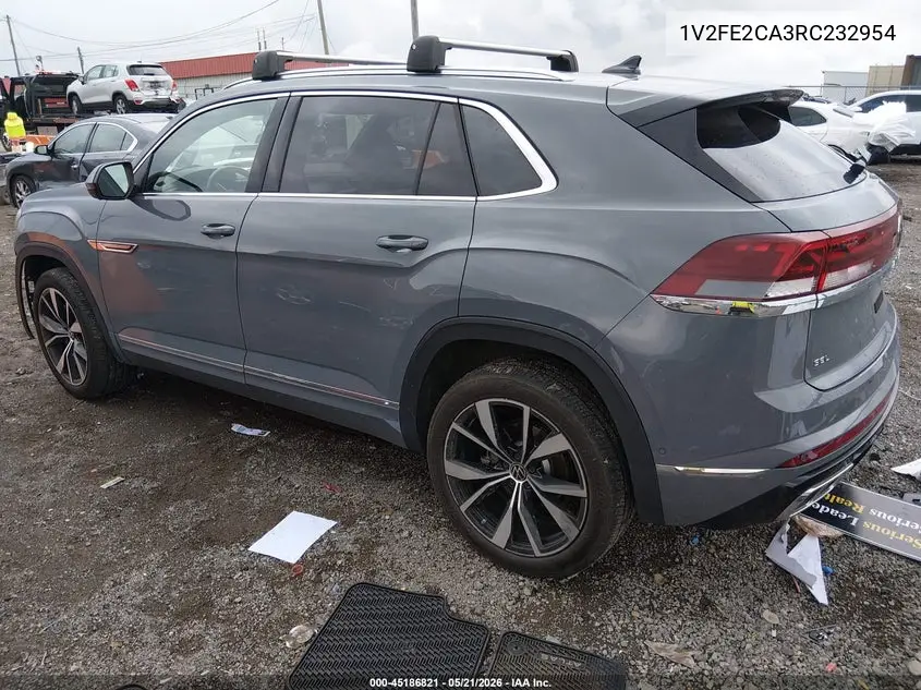 2024 Volkswagen Atlas Cross Sport 2.0T Sel Premium R-Line VIN: 1V2FE2CA3RC232954 Lot: 45186821
