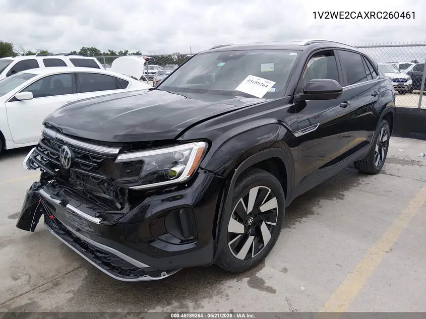 2024 Volkswagen Atlas Cross Sport 2.0T Se W/Technology VIN: 1V2WE2CAXRC260461 Lot: 45189264