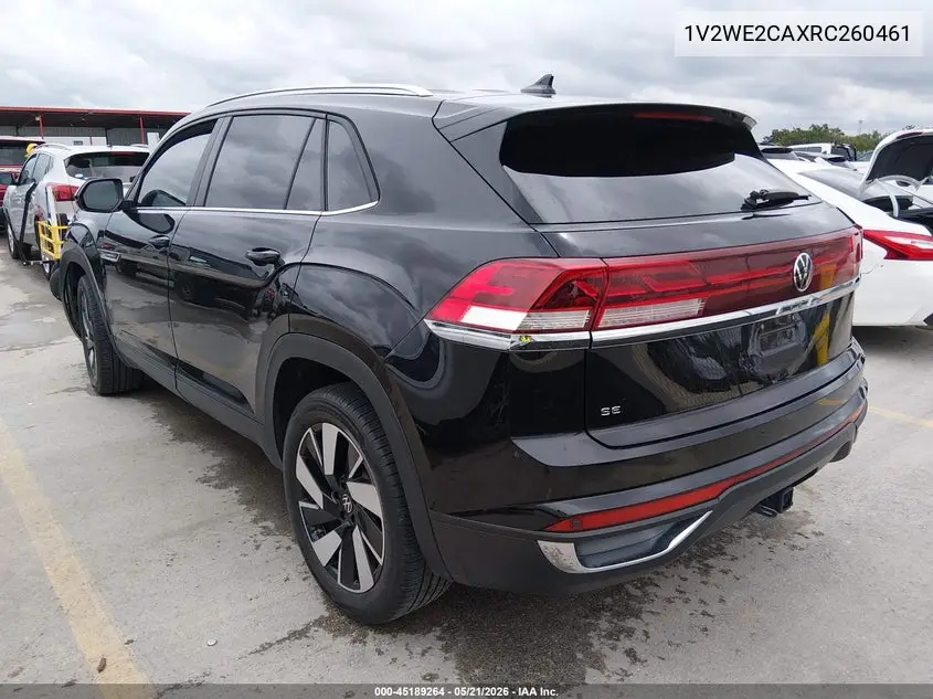 2024 Volkswagen Atlas Cross Sport 2.0T Se W/Technology VIN: 1V2WE2CAXRC260461 Lot: 45189264