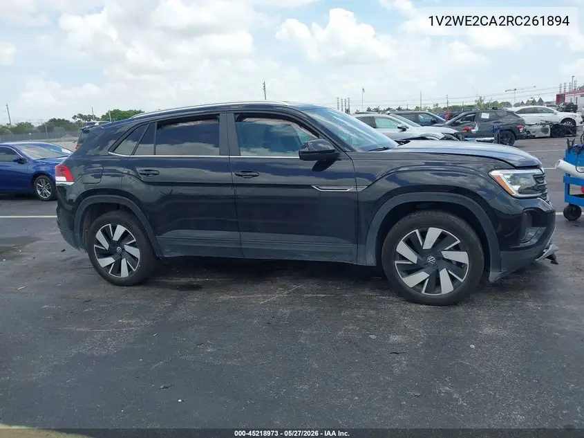 2024 Volkswagen Atlas Cross Sport 2.0T Se W/Technology VIN: 1V2WE2CA2RC261894 Lot: 45218973