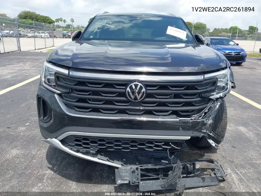 2024 Volkswagen Atlas Cross Sport 2.0T Se W/Technology VIN: 1V2WE2CA2RC261894 Lot: 45218973