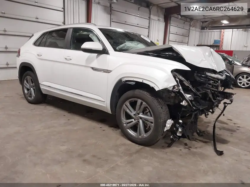2024 Volkswagen Atlas Cross Sport 2.0T Sel R-Line VIN: 1V2AE2CA6RC264629 Lot: 45219971