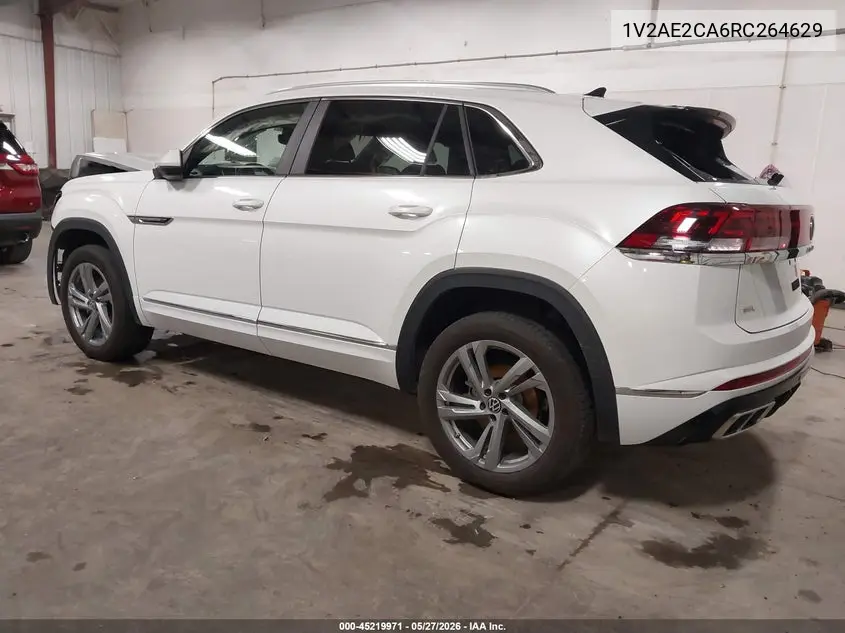 2024 Volkswagen Atlas Cross Sport 2.0T Sel R-Line VIN: 1V2AE2CA6RC264629 Lot: 45219971