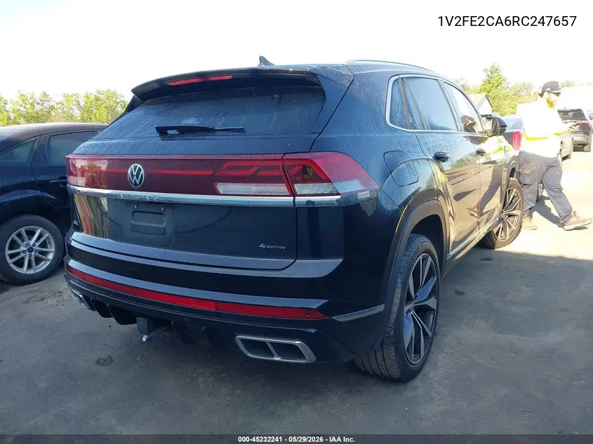 2024 Volkswagen Atlas Cross Sport 2.0T Sel Premium R-Line VIN: 1V2FE2CA6RC247657 Lot: 45232241
