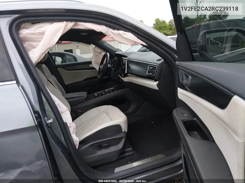 2024 Volkswagen Atlas Cross Sport 2.0T Sel Premium R-Line VIN: 1V2FE2CA2RC239118 Lot: 45241092