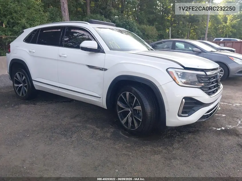 2024 Volkswagen Atlas Cross Sport 2.0T Sel Premium R-Line VIN: 1V2FE2CA0RC232250 Lot: 45283022