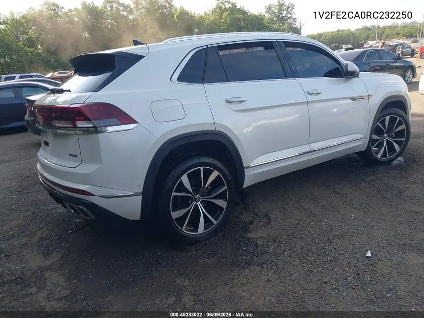 2024 Volkswagen Atlas Cross Sport 2.0T Sel Premium R-Line VIN: 1V2FE2CA0RC232250 Lot: 45283022