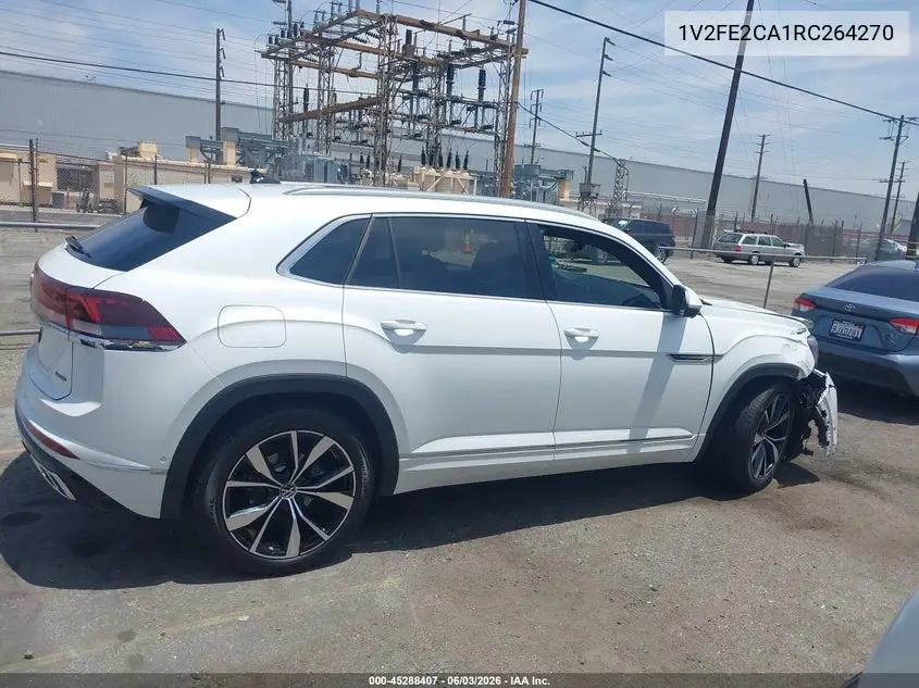2024 Volkswagen Atlas Cross Sport 2.0T Sel Premium R-Line VIN: 1V2FE2CA1RC264270 Lot: 45288407