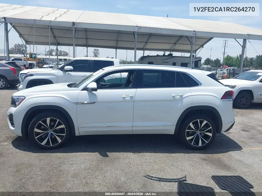 2024 Volkswagen Atlas Cross Sport 2.0T Sel Premium R-Line VIN: 1V2FE2CA1RC264270 Lot: 45288407
