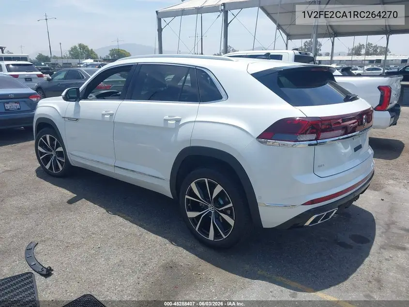 2024 Volkswagen Atlas Cross Sport 2.0T Sel Premium R-Line VIN: 1V2FE2CA1RC264270 Lot: 45288407