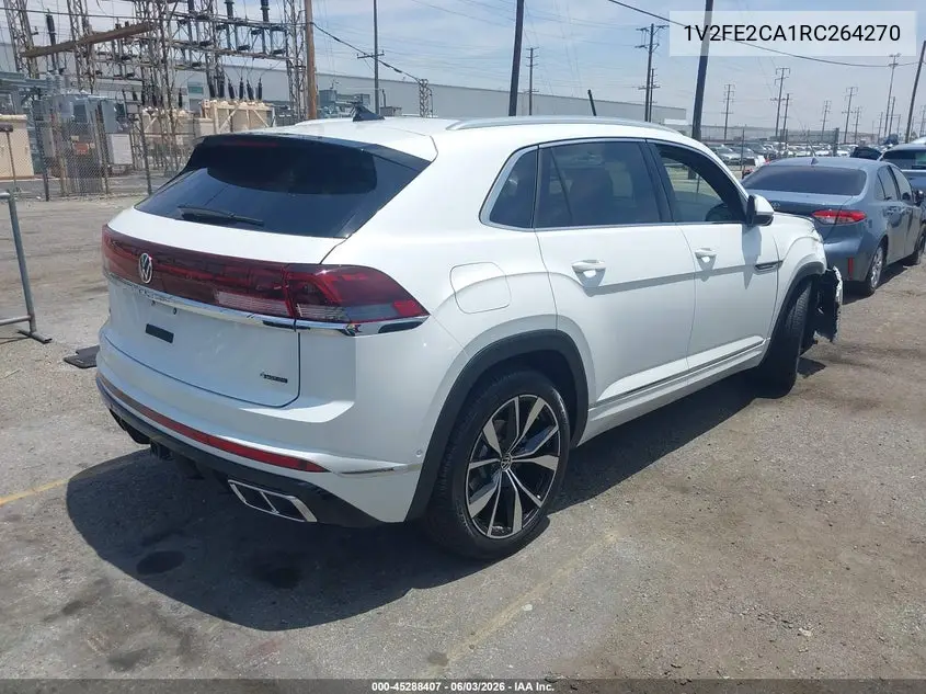 2024 Volkswagen Atlas Cross Sport 2.0T Sel Premium R-Line VIN: 1V2FE2CA1RC264270 Lot: 45288407