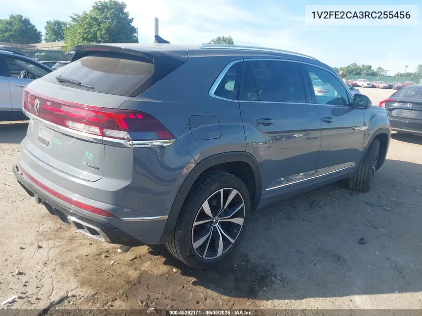 2024 Volkswagen Atlas Cross Sport 2.0T Sel Premium R-Line VIN: 1V2FE2CA3RC255456 Lot: 45292171