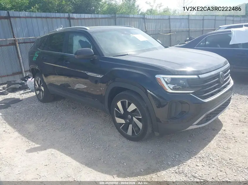 2024 Volkswagen Atlas Cross Sport 2.0T Se W/Technology VIN: 1V2KE2CA3RC222486 Lot: 45295550