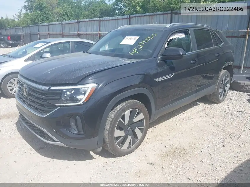 2024 Volkswagen Atlas Cross Sport 2.0T Se W/Technology VIN: 1V2KE2CA3RC222486 Lot: 45295550