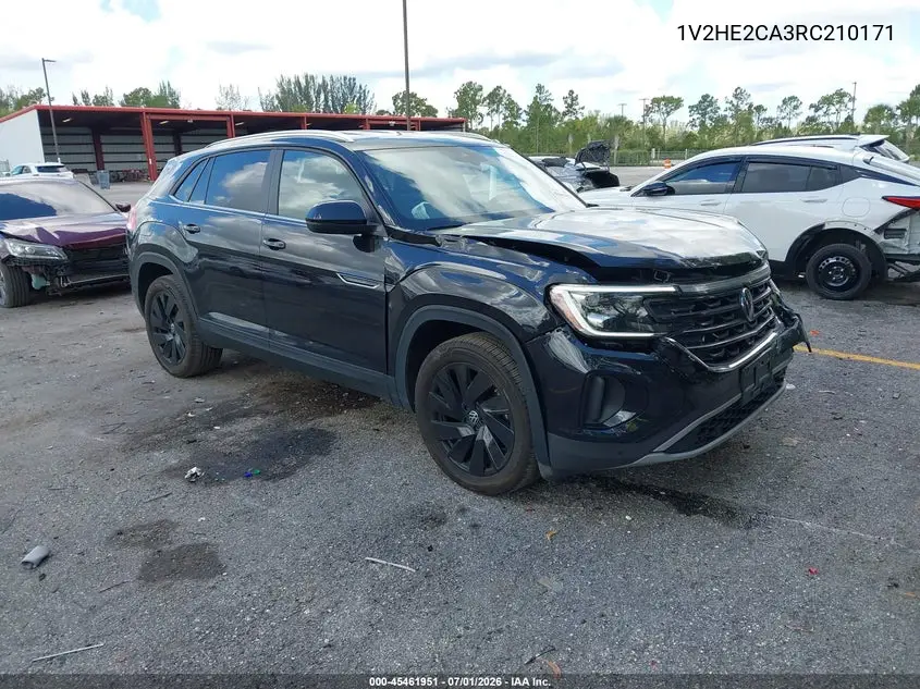 2024 Volkswagen Atlas Cross Sport 2.0T Se W/Technology VIN: 1V2HE2CA3RC210171 Lot: 45461951