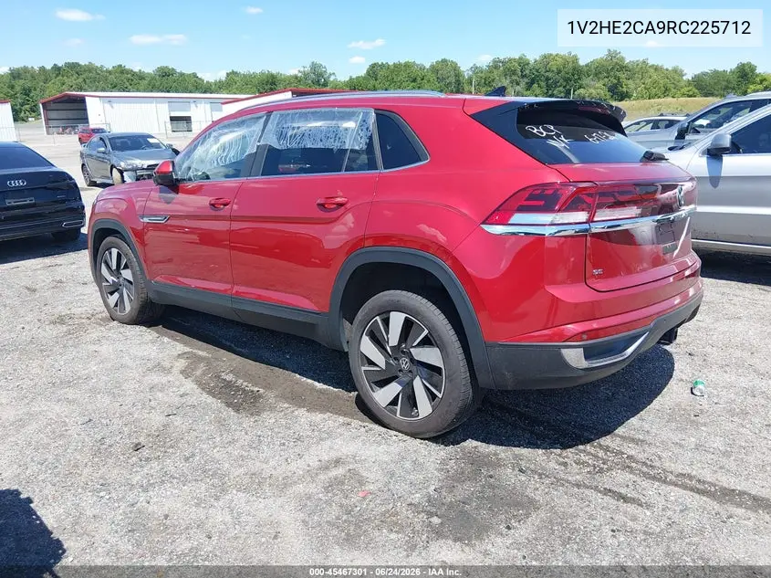 2024 Volkswagen Atlas Cross Sport 2.0T Se W/Technology VIN: 1V2HE2CA9RC225712 Lot: 45467301