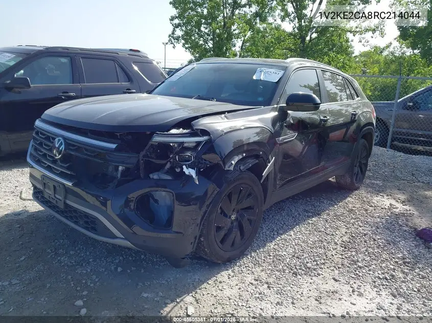 2024 Volkswagen Atlas Cross Sport 2.0T Se W/Technology VIN: 1V2KE2CA8RC214044 Lot: 45505381
