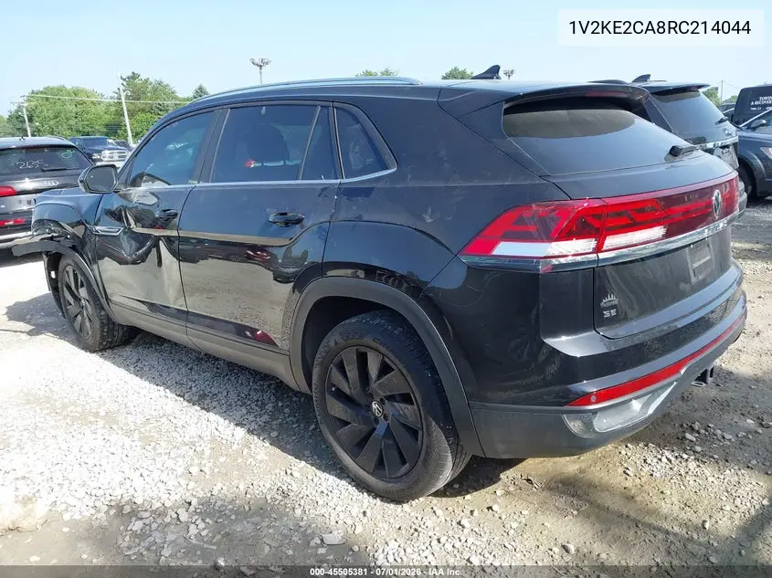 2024 Volkswagen Atlas Cross Sport 2.0T Se W/Technology VIN: 1V2KE2CA8RC214044 Lot: 45505381