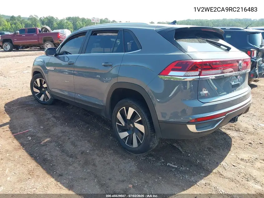 2024 Volkswagen Atlas Cross Sport 2.0T Se W/Technology VIN: 1V2WE2CA9RC216483 Lot: 45529507