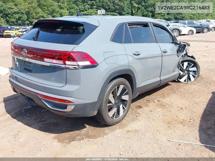 2024 Volkswagen Atlas Cross Sport 2.0T Se W/Technology VIN: 1V2WE2CA9RC216483 Lot: 45529507