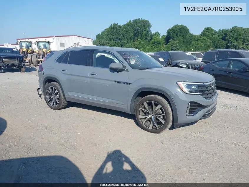 2024 Volkswagen Atlas Cross Sport 2.0T Sel Premium R-Line VIN: 1V2FE2CA7RC253905 Lot: 45531066